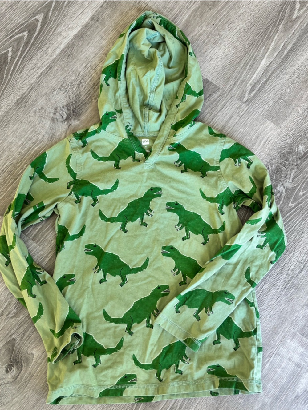 Green Alligator Print Hoodie